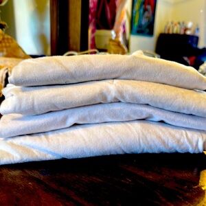 Next Level Apparel White Men's Shirt bundle